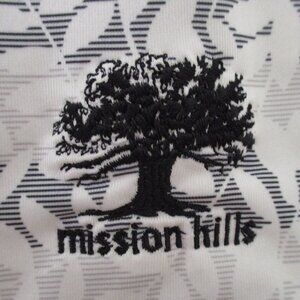 Cutter & Buck Mens S/S "Mission Hills C.C." (CA) Stretch Golf Polo Shirt NWOT-XL